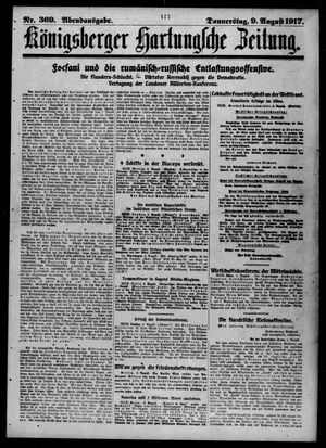 Königsberger Hartungsche Zeitung on Aug 9, 1917