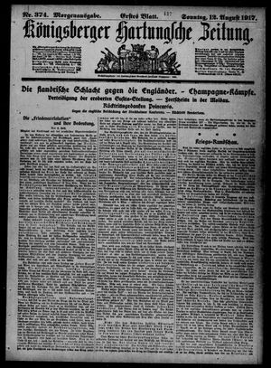 Königsberger Hartungsche Zeitung on Aug 12, 1917