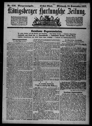 Königsberger Hartungsche Zeitung vom 12.09.1917