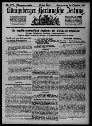 Königsberger Hartungsche Zeitung on Oct 11, 1917