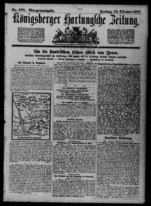 Königsberger Hartungsche Zeitung vom 12.10.1917