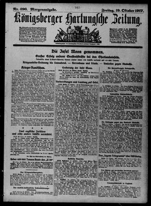 Königsberger Hartungsche Zeitung on Oct 19, 1917