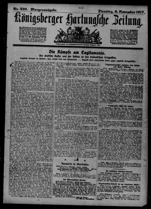 Königsberger Hartungsche Zeitung vom 06.11.1917
