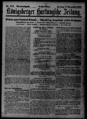Königsberger Hartungsche Zeitung on Dec 7, 1917