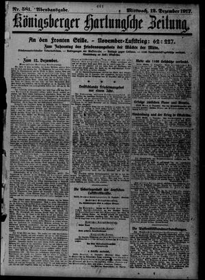 Königsberger Hartungsche Zeitung vom 12.12.1917