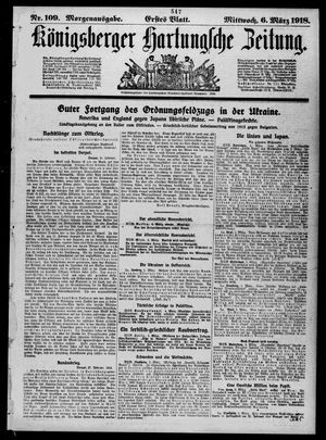 Königsberger Hartungsche Zeitung on Mar 6, 1918