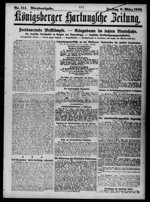 Königsberger Hartungsche Zeitung vom 08.03.1918