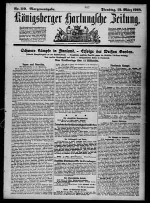 Königsberger Hartungsche Zeitung on Mar 12, 1918