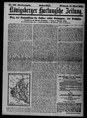 Königsberger Hartungsche Zeitung on Apr 10, 1918