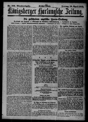 Königsberger Hartungsche Zeitung vom 19.04.1918