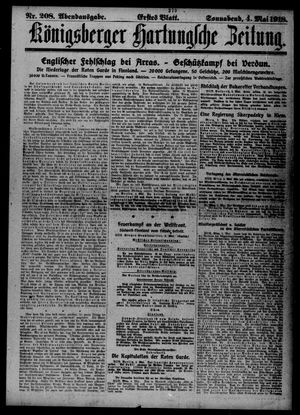 Königsberger Hartungsche Zeitung vom 04.05.1918