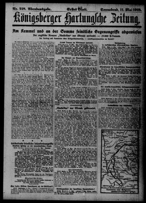 Königsberger Hartungsche Zeitung on May 11, 1918