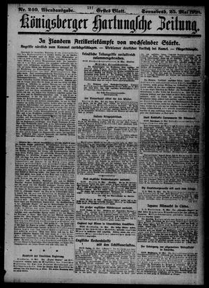 Königsberger Hartungsche Zeitung on May 25, 1918