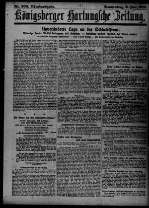 Königsberger Hartungsche Zeitung vom 06.06.1918