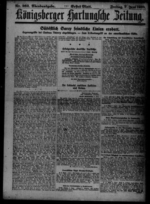 Königsberger Hartungsche Zeitung vom 07.06.1918