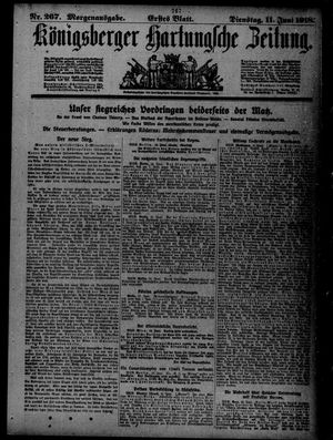 Königsberger Hartungsche Zeitung on Jun 11, 1918