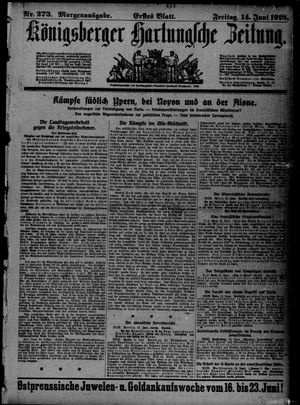 Königsberger Hartungsche Zeitung on Jun 13, 1918