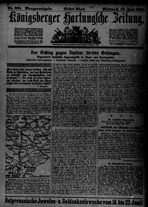 Königsberger Hartungsche Zeitung vom 19.06.1918