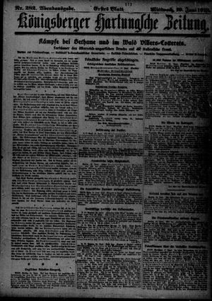 Königsberger Hartungsche Zeitung vom 19.06.1918