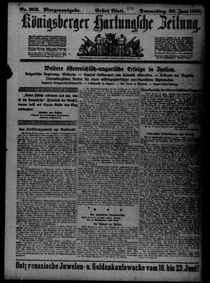 Königsberger Hartungsche Zeitung vom 20.06.1918