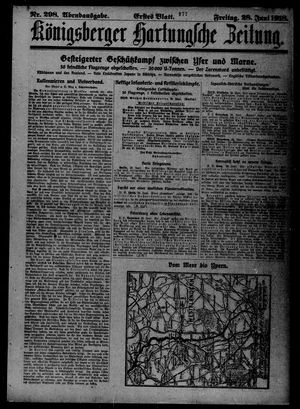 Königsberger Hartungsche Zeitung vom 28.06.1918