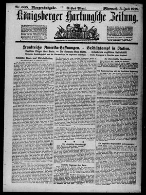 Königsberger Hartungsche Zeitung vom 03.07.1918