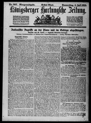 Königsberger Hartungsche Zeitung vom 04.07.1918