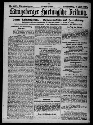 Königsberger Hartungsche Zeitung vom 04.07.1918