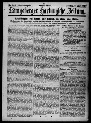 Königsberger Hartungsche Zeitung on Jul 5, 1918