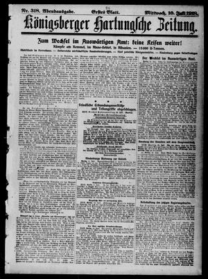 Königsberger Hartungsche Zeitung vom 10.07.1918