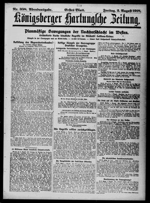 Königsberger Hartungsche Zeitung on Aug 2, 1918