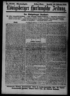 Königsberger Hartungsche Zeitung vom 27.02.1919