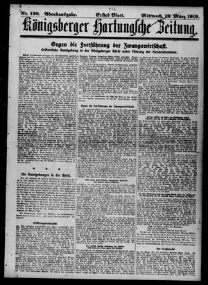 Königsberger Hartungsche Zeitung vom 12.03.1919