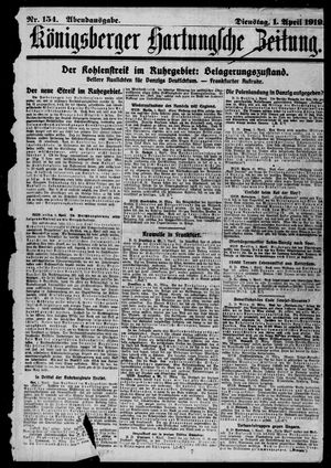 Königsberger Hartungsche Zeitung vom 01.04.1919