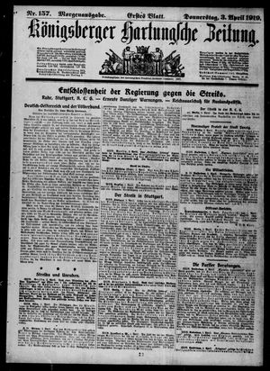 Königsberger Hartungsche Zeitung vom 03.04.1919