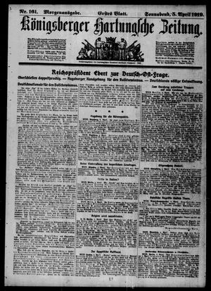 Königsberger Hartungsche Zeitung on Apr 5, 1919