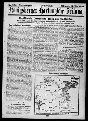 Königsberger Hartungsche Zeitung vom 14.05.1919