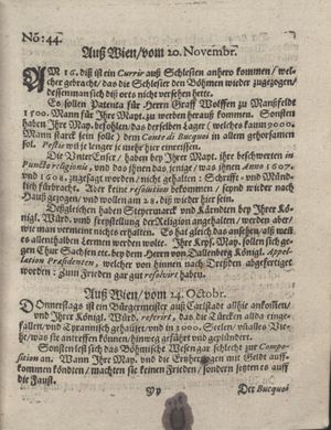 Bericht was sich zu anfang dieß itzt angehenden ... Jahres in Deutschlandt, Franckreich, Welschlandt, Böhmen, Ungern, Nederlandt und in andern örten hin unnd wieder zugetragen vom 12.11.1618
