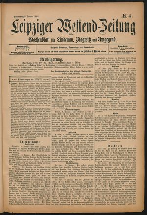 Leipziger Westend-Zeitung on Jan 9, 1896