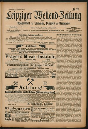 Leipziger Westend-Zeitung on Feb 15, 1896