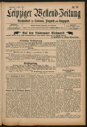 Leipziger Westend-Zeitung vom 05.03.1896