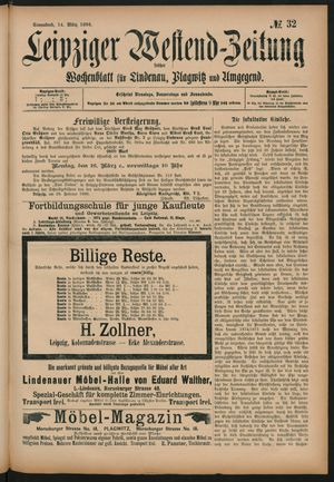 Leipziger Westend-Zeitung on Mar 14, 1896