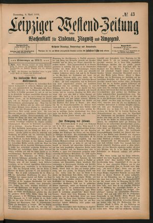 Leipziger Westend-Zeitung vom 09.04.1896