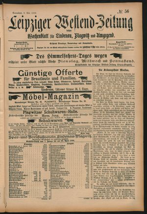 Leipziger Westend-Zeitung vom 09.05.1896