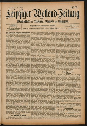 Leipziger Westend-Zeitung vom 04.06.1896