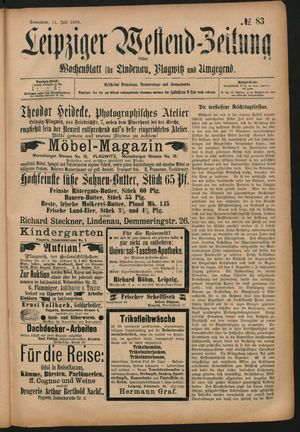 Leipziger Westend-Zeitung on Jul 11, 1896