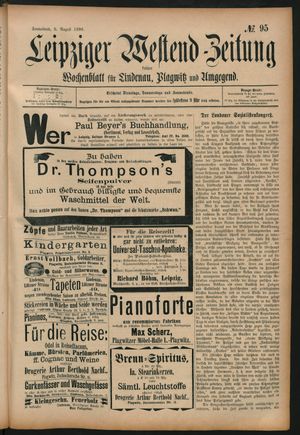 Leipziger Westend-Zeitung vom 08.08.1896