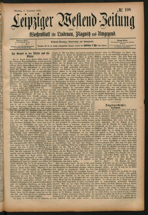 Leipziger Westend-Zeitung vom 08.09.1896