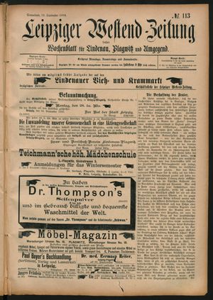 Leipziger Westend-Zeitung vom 19.09.1896