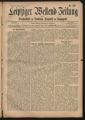 Leipziger Westend-Zeitung vom 06.10.1896